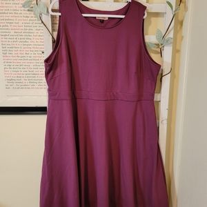NWOT Deep Rose Knee Length Tank Dress